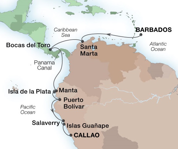 14-Day Panama Canal & The Humboldt Route