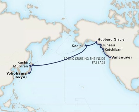 16-Day North Pacific Crossing