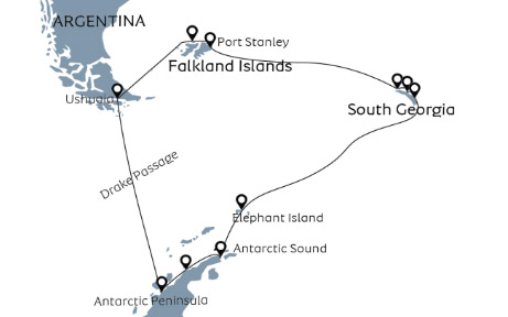 Falkland Islands, South Georgia & Antarctica