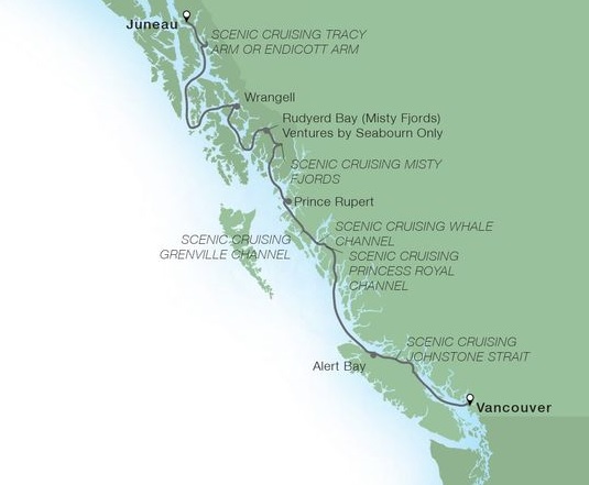 7-Day Alaska Fjords & Canadian Inside Passage