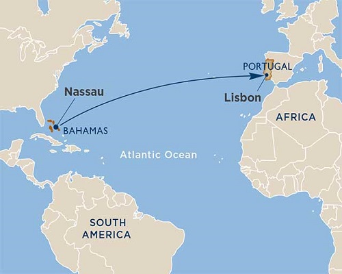 18 Days - Ocean Crossings [Nassau to Lisbon]