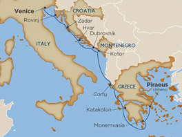 9 Days - Adriatic Archipelagos & Greek Goddesses [Athens, Greece to Venice]