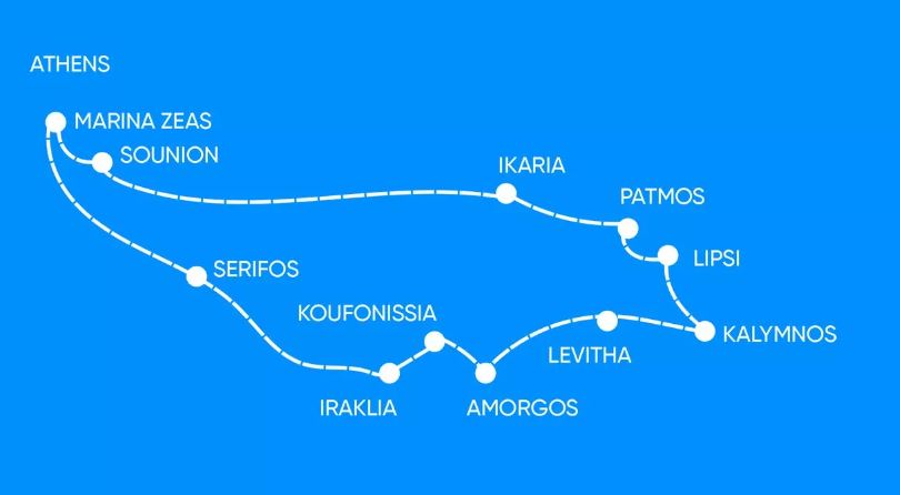 8 Days - Unexplored Greece:AEGEAN ISLANDS  [Athens to Athens]