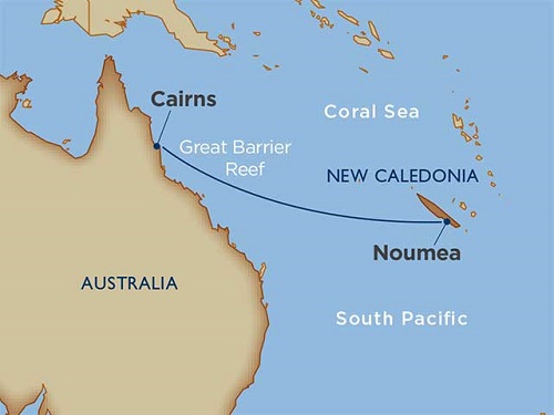 7 Days - Coral Sea Crossing: New Caledonia to Australia [Cairns to Noumea]
