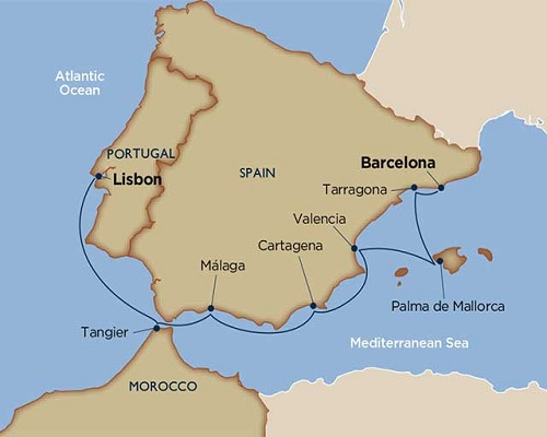 9 Days - Treasures of Southern Spain & Morocco [Lisbon to Barcelona]