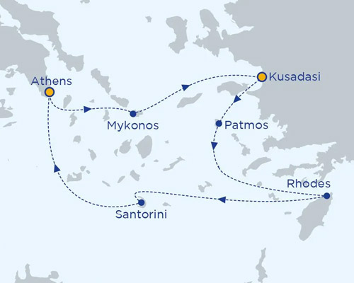 Iconic Aegean Winter - 4 Nights [Athens to Athens]