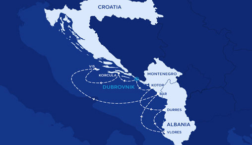 8 Days - YACHTING IN ALBANIA & CROATIA [Dubrovnik to Dubrovnik]