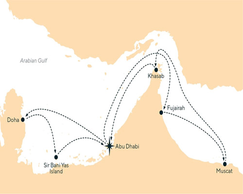 Gulf Icons - 7 Nights [Abu Dhabi to Abu Dhabi (UAE)]